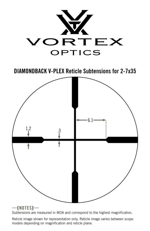 Vortex Diamondback reticle