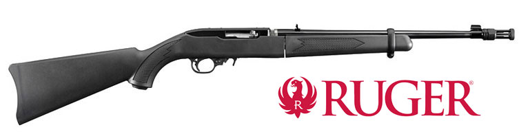 Black Ruger 10/22 Takedown Rifle