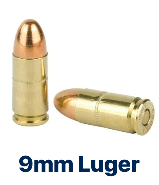 9mm luger bullet cartridges