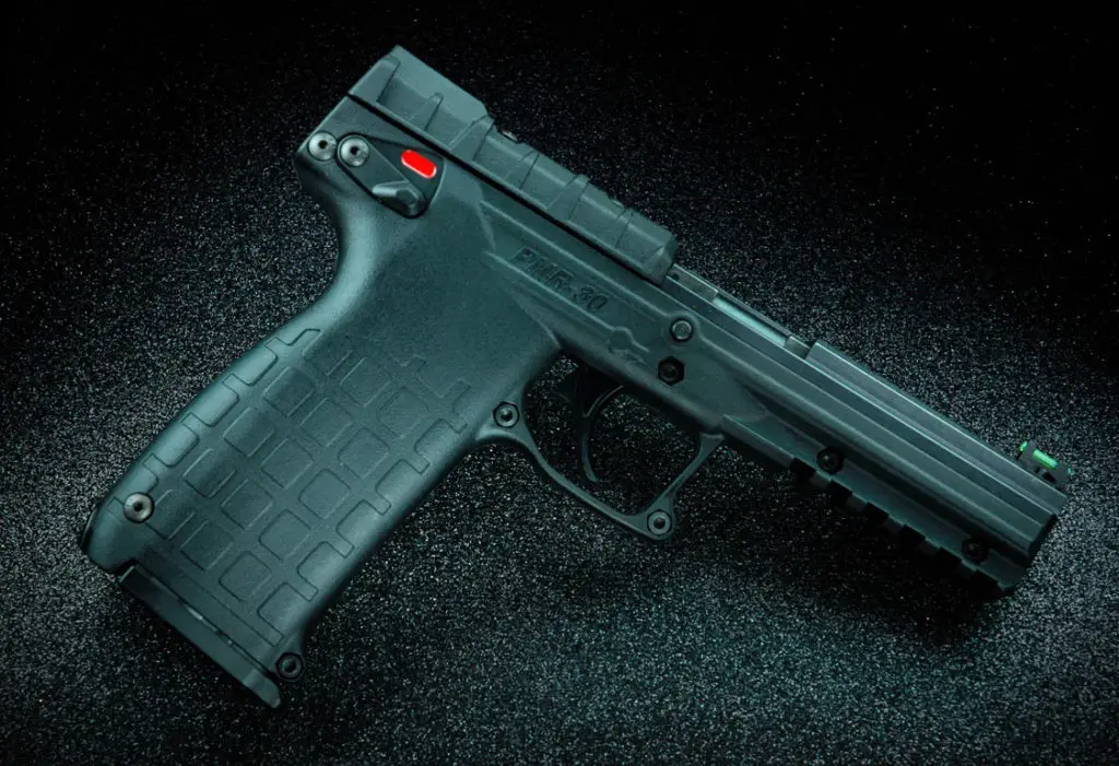 Keltec PMR 30 Pistol on Dark background