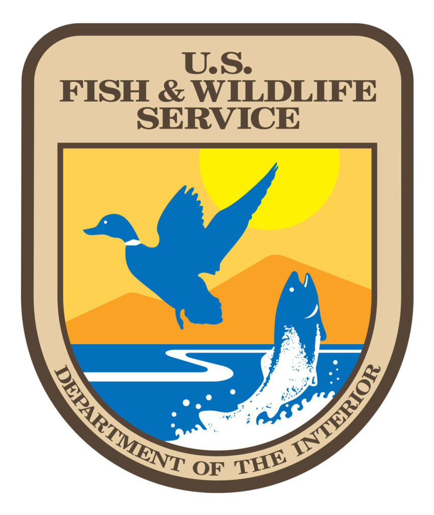 Fish and Wildlife Service logo of the United States Parks Department
