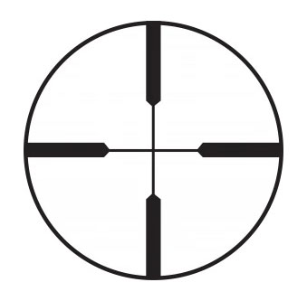 Heavy Plex Reticle used in the Burris Scout Scope