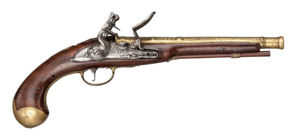 Flintlock pistol is a single shot action