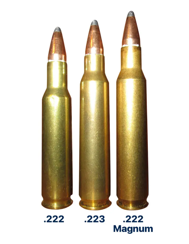 .222 vs .223 vs. .222 Magnum Rifle Ammo