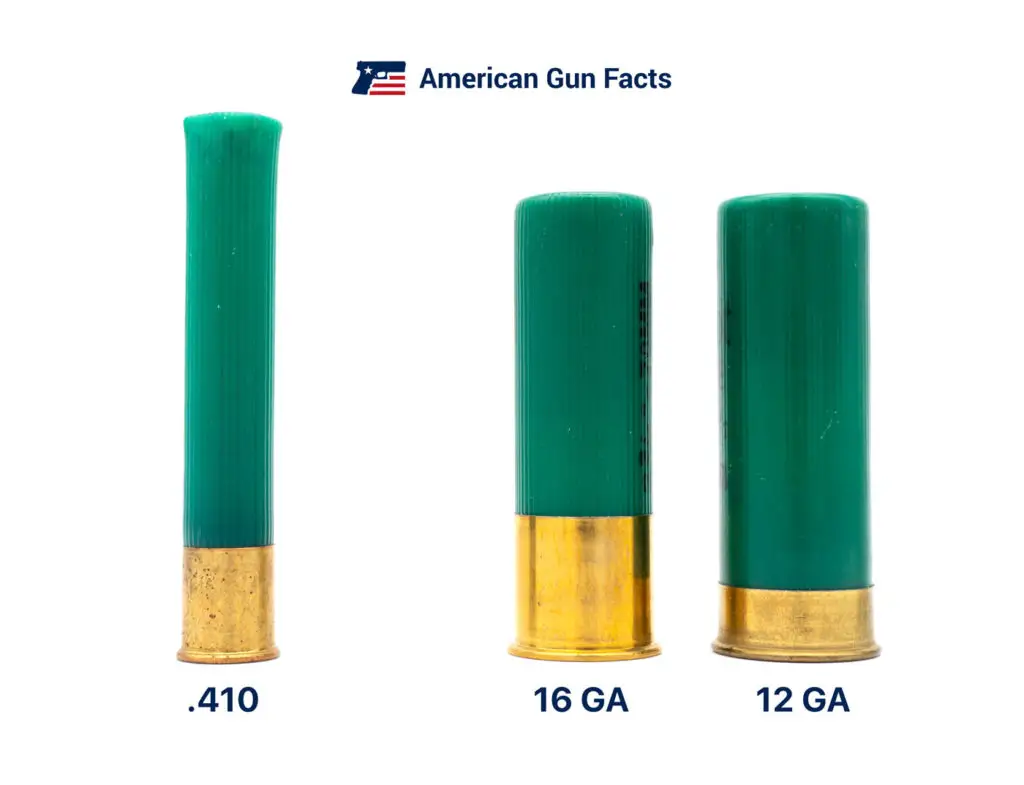 .410 vs 16 gauge vs 12 gauge shotgun shells
