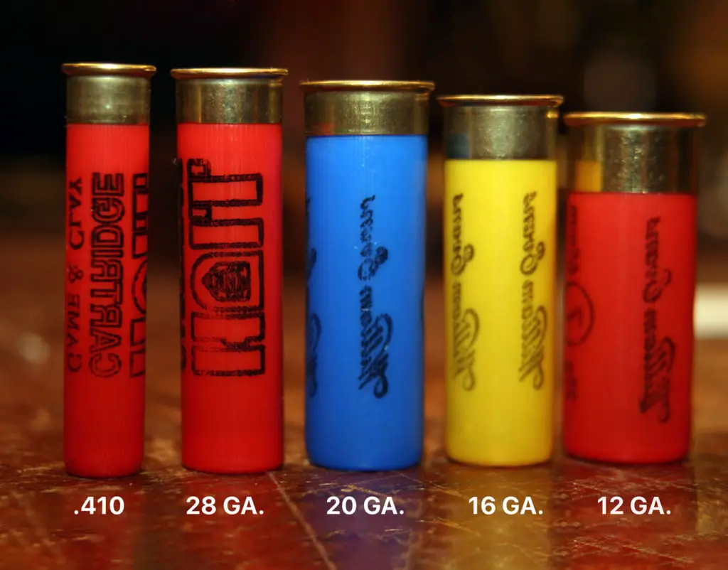 Shotgun Shell gauges side by side