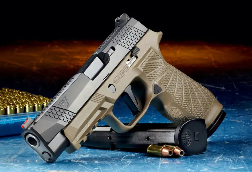Wilson Combat 9mm pistol and magazine and bullets