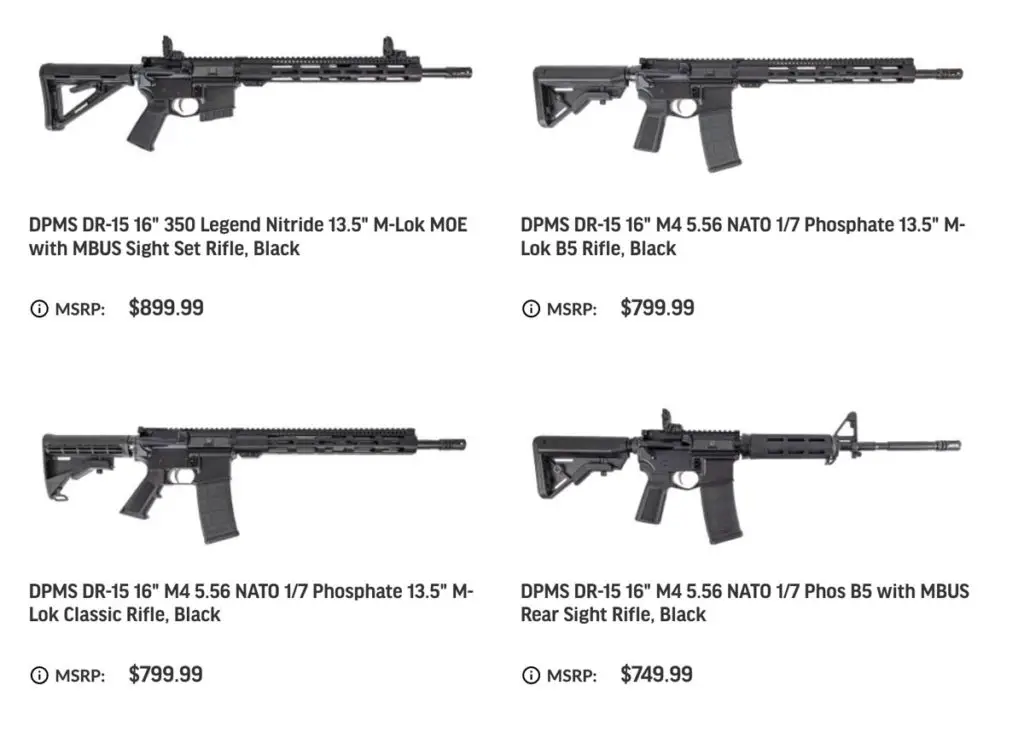 DPMS Panther AR15 Rifles for Sale