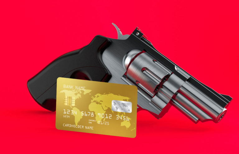 Gun purchased with credit card