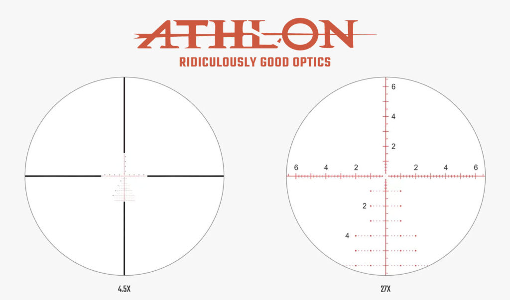 Athlon Ares BTR reticle