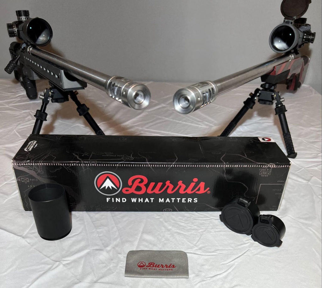 Burris XTR II 5-25X50 SCR MOA and Burris XTR II 5-25X50 SCR MIL RIFLESCOPES
