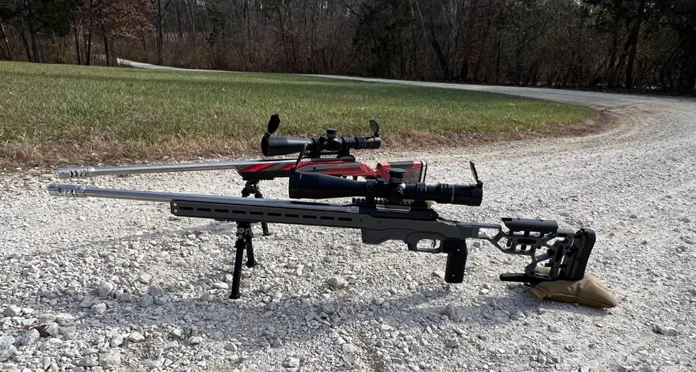 Two Burris XTR II scopes side by side