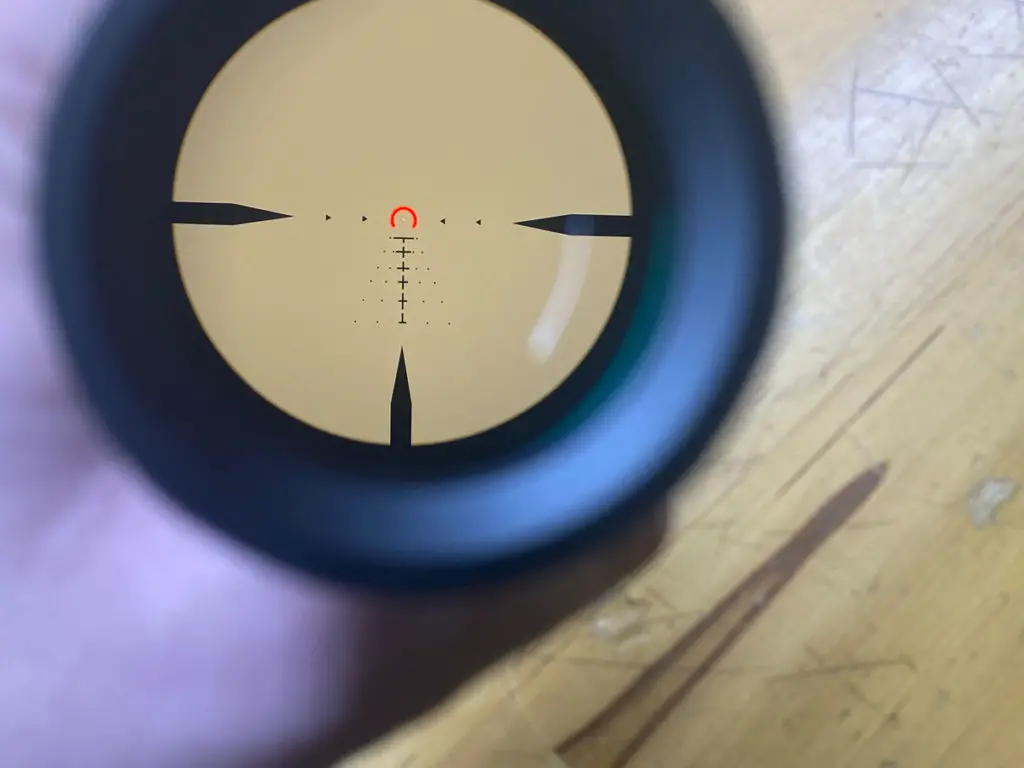 Sig Sauer Tango MSR illuminated reticle