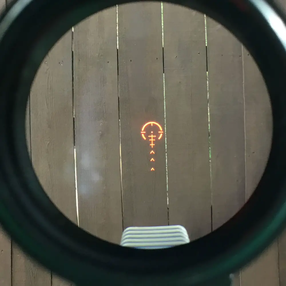 SwampFox Arrowhead LPVO Rifle scope illuminated reticle