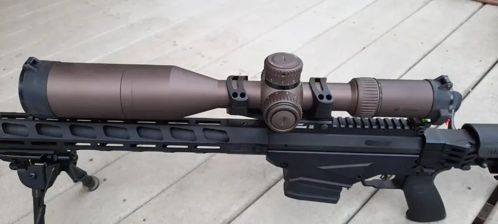 Vortex Razor HD Gen II Scope 4.5-27x56 Left side view