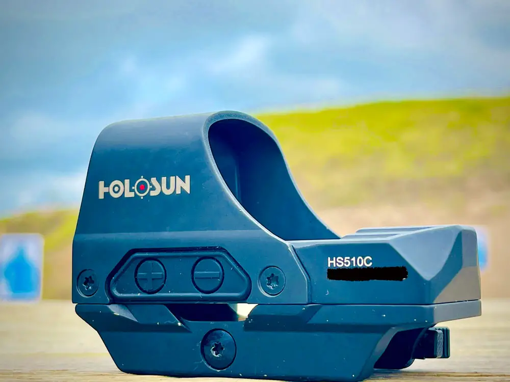 Holosun 510 reflex site Left side