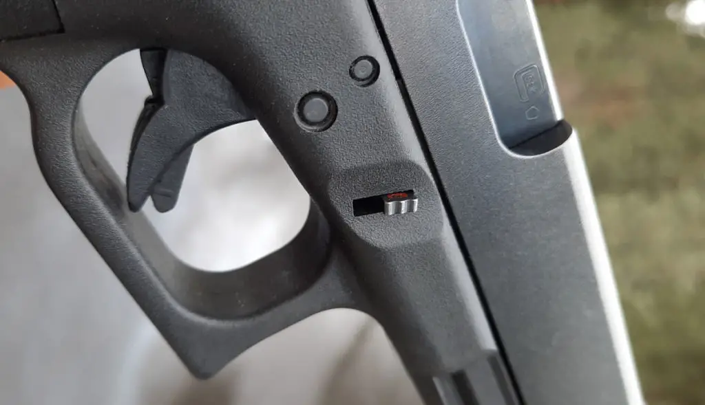 Glock 22 trigger and takedown lever