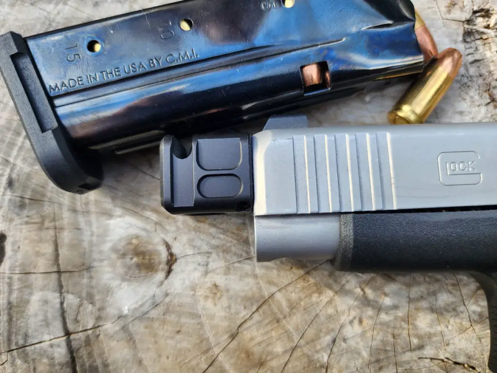 Added compensator to Glock 48 pistol