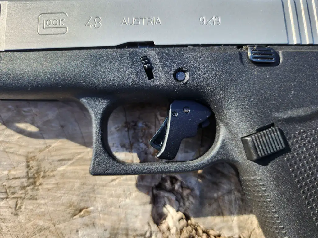 Modified trigger pull glock 48