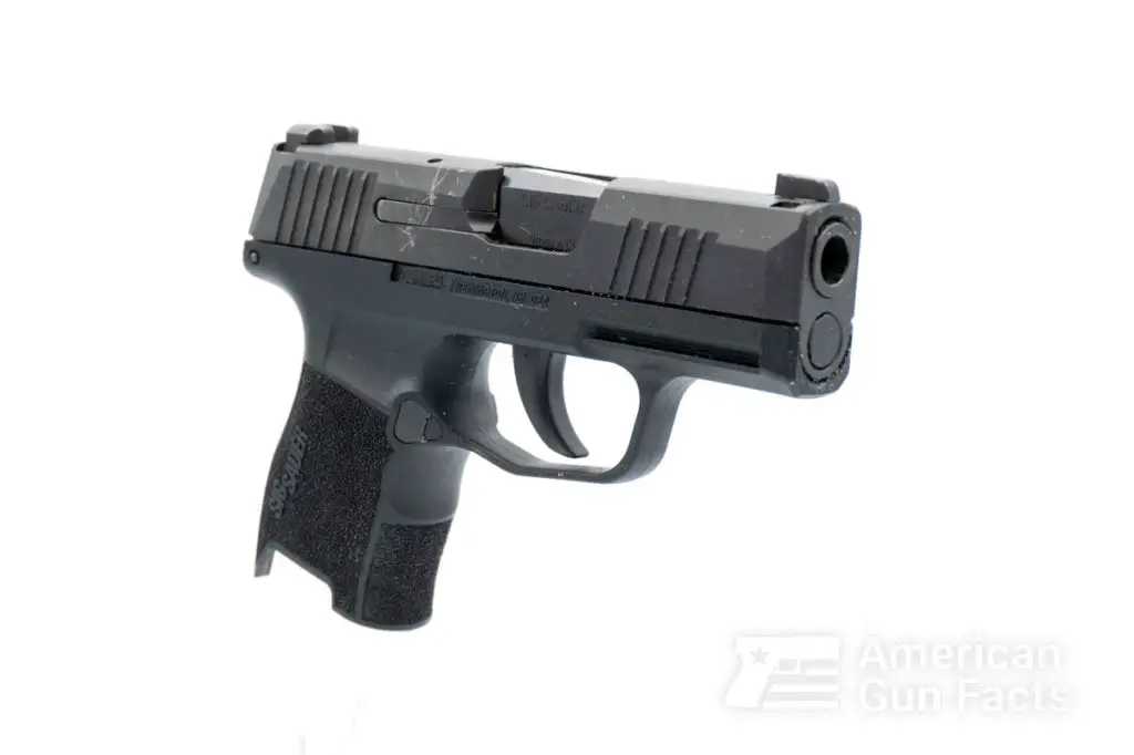 Sig P365 front right view
