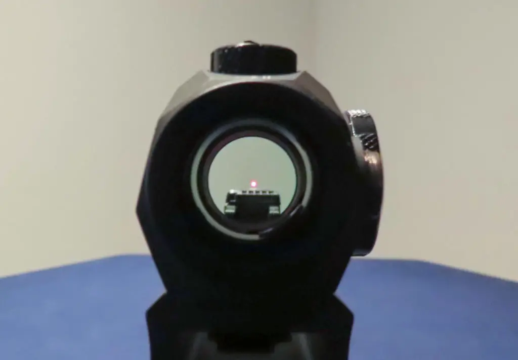 Red dot reticle low brightness Sig Romeo 5