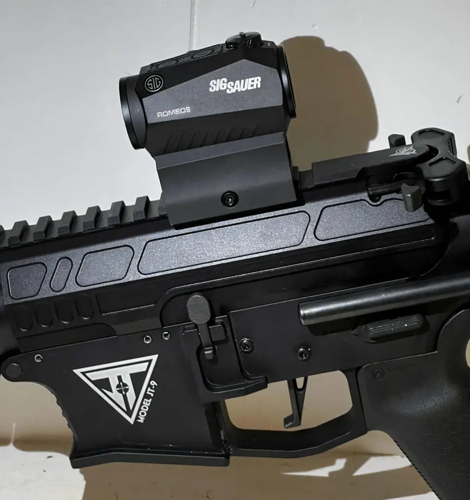 Sig Romeo 5 mounted on an ar15