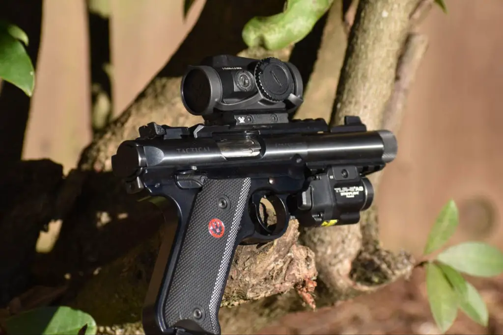 Vortex Sparc mounted on a 22 pistol