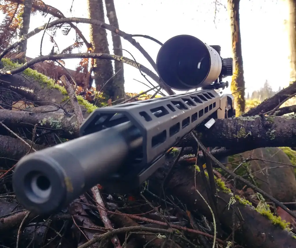 Barrel of the Ruger Precision Rimfire Rifle