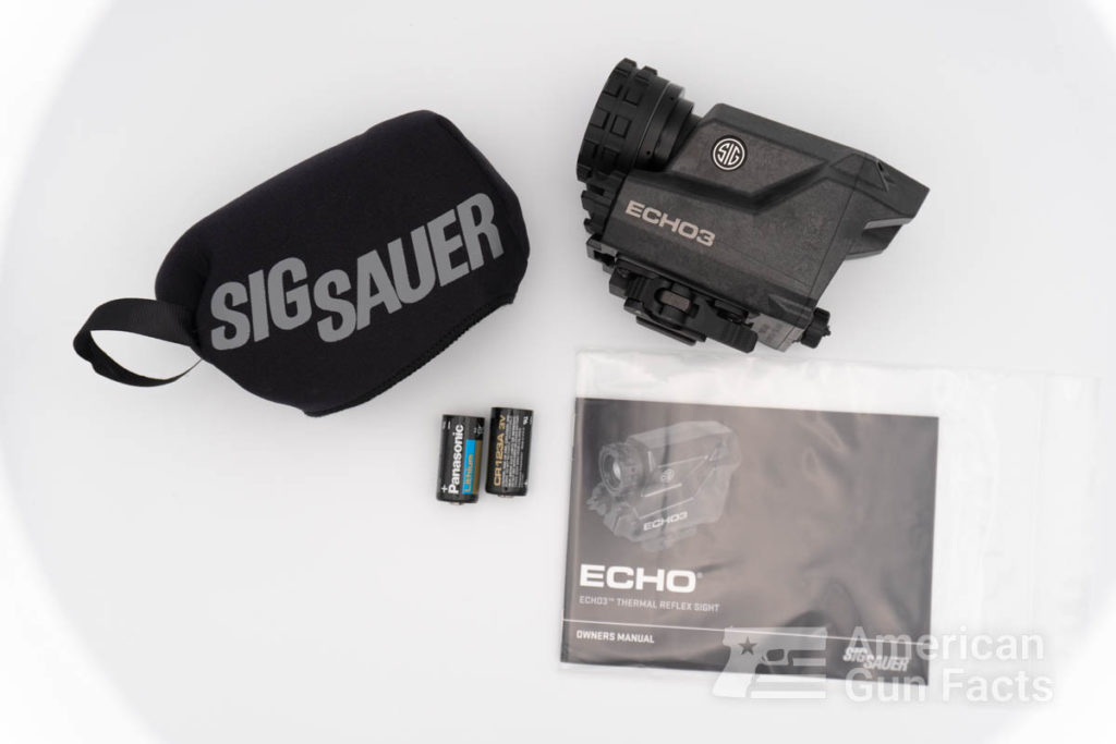 Sig Sauer all items in box thermal sight, 2 batteries, case, instructions