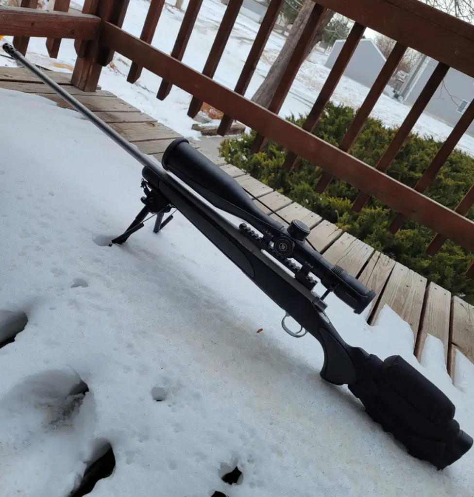 Vortex Venom on a rifle outside in the snow