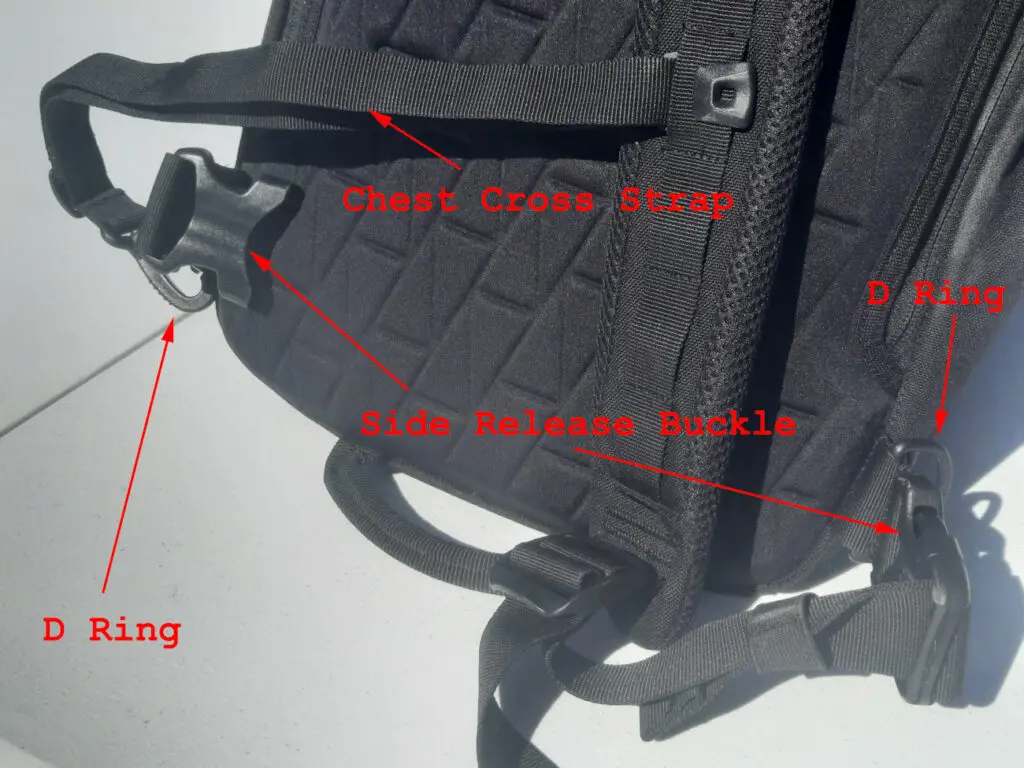 Features of the Elite Survival concealed carry backpack