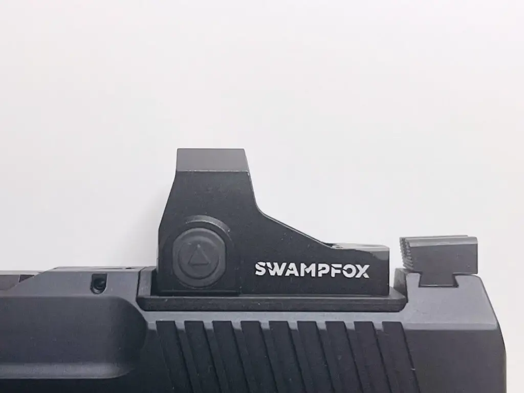 Swampfox Sentinel Ultra compact reflex sight left side view
