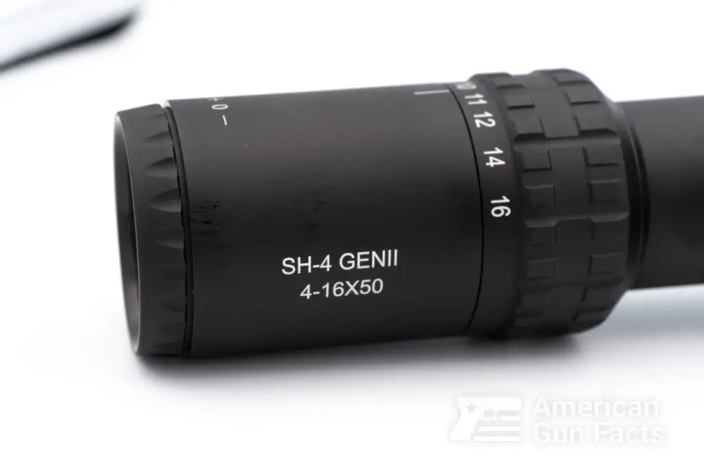 Arken Optics SH4 GenII scope field of view