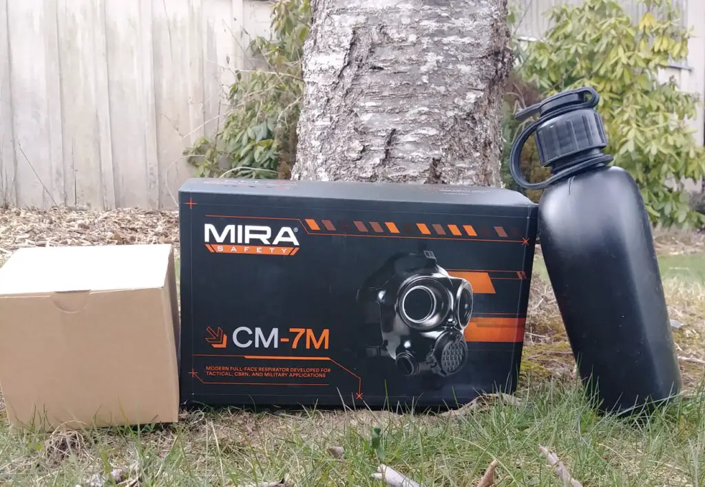 MIRA Safety Gas Mask box packaging unboxing