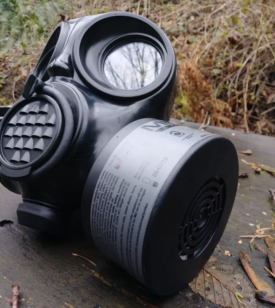 MIRA Safety Gas mask with the NBC-77 SOF 40mm filter