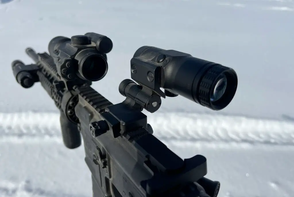 Vortex Strikefire 2 and VMX-3T magnifier optics