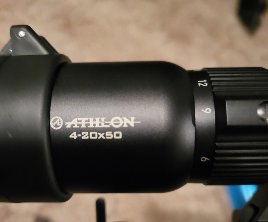 Athlon Heras 4-20x50 scope logo