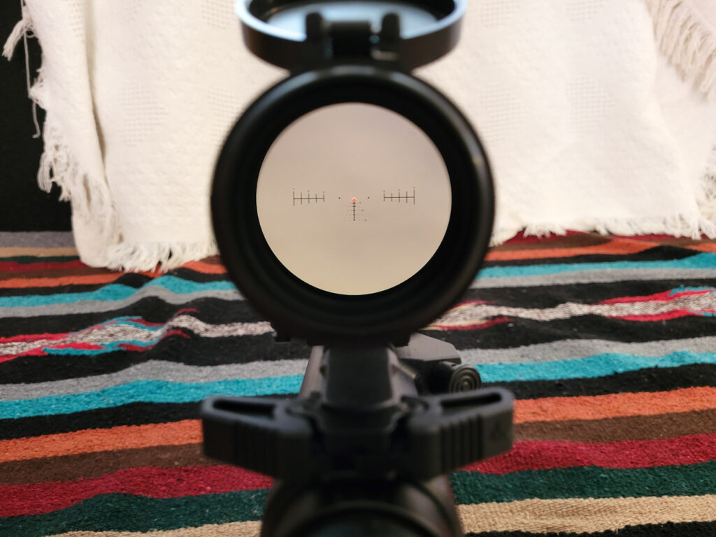 Primary Arms SLX 1-6x24 scope reticle on a plain white background