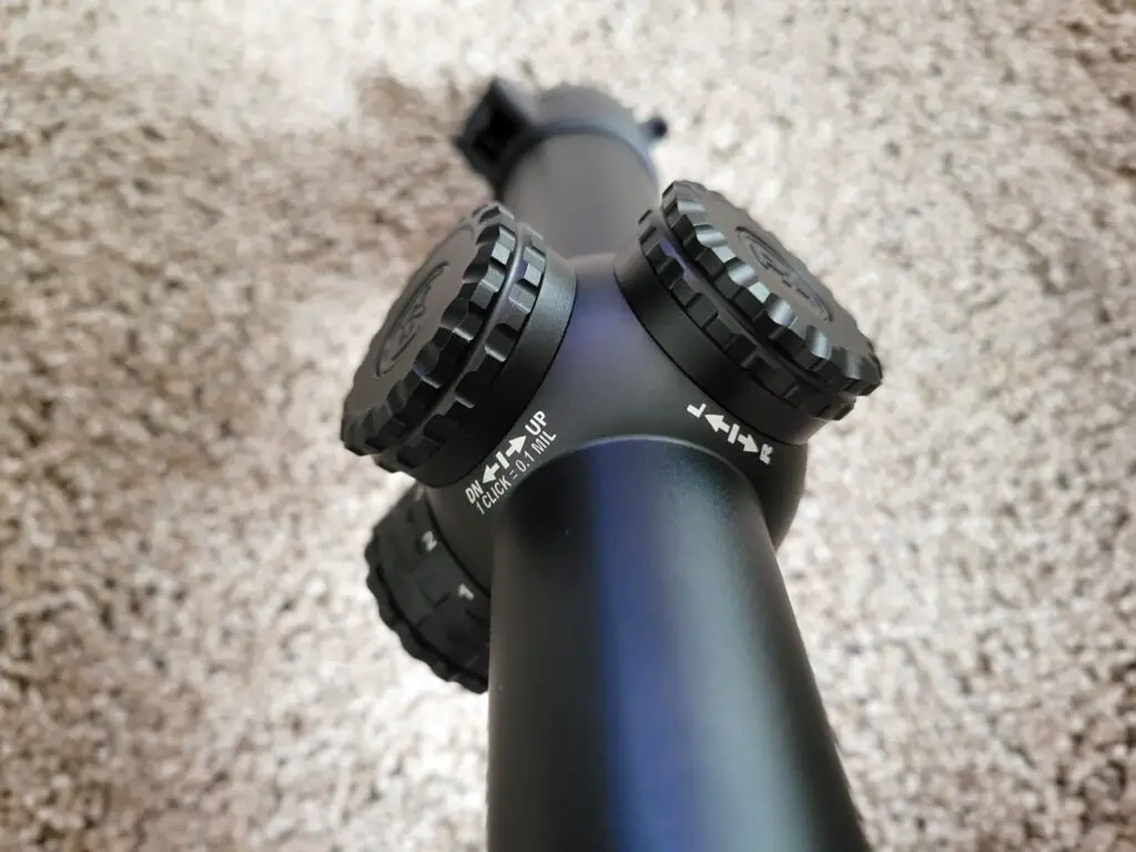 Primary Arms SLX 1-6x24 scope turrets