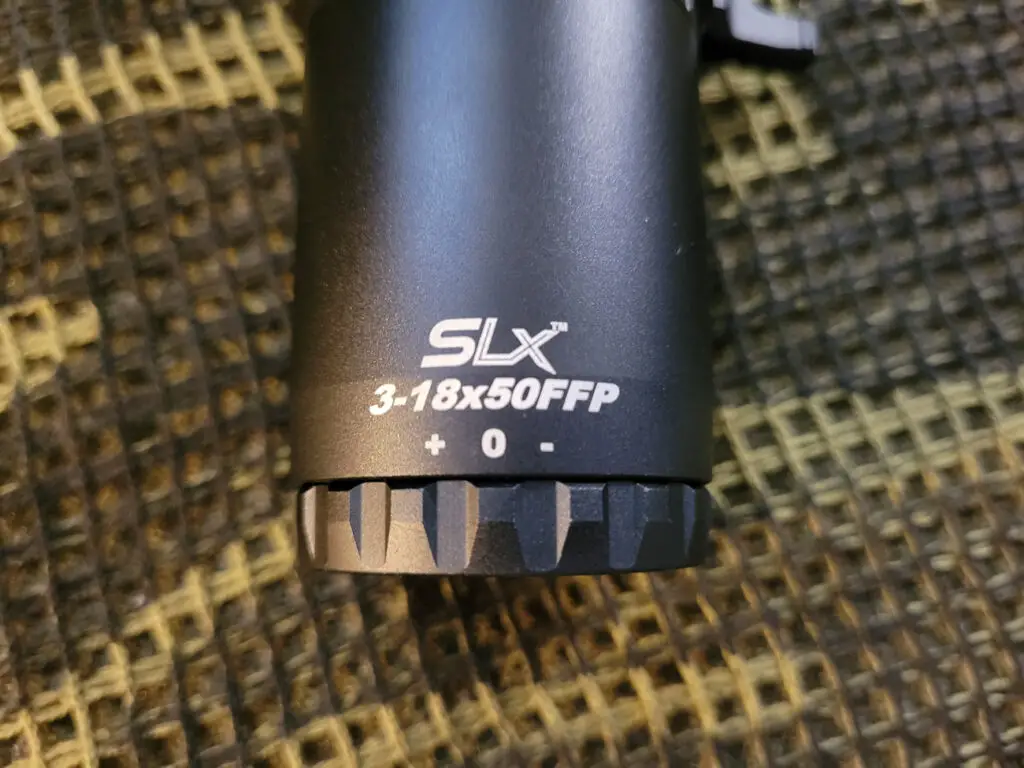 Primary Arms SLX 3-18x50 FFP scope