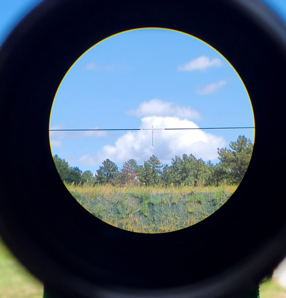 Riton Optics 3 Primal Scope Reticle zoomed out