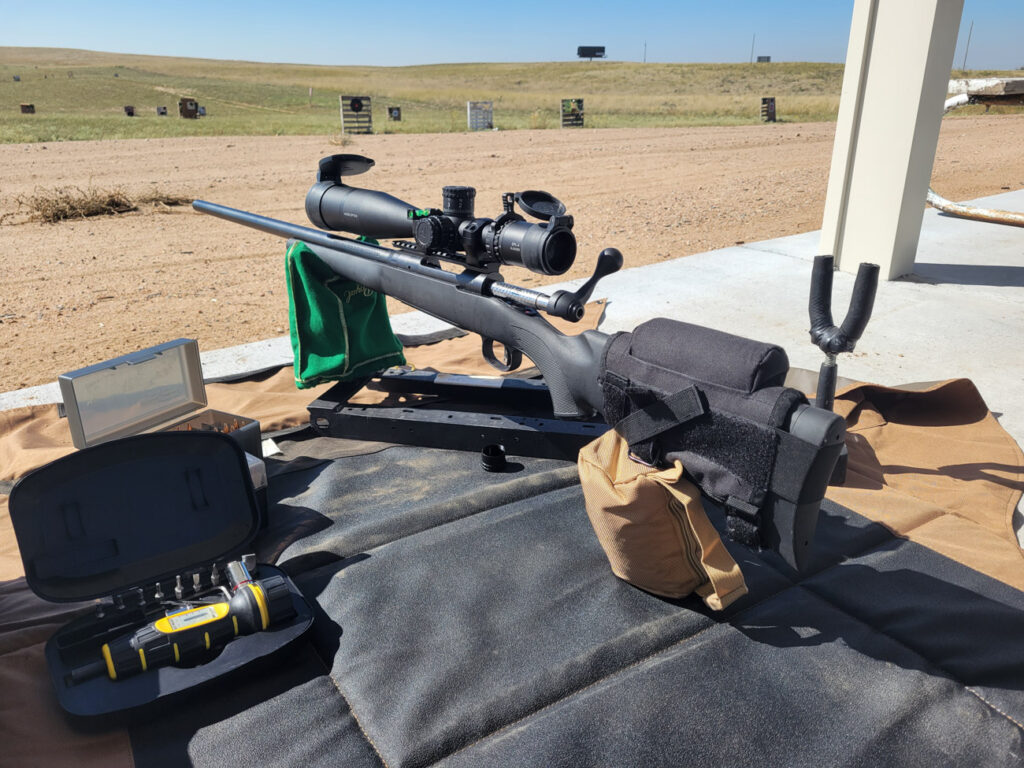 Arken EPL-4 at the gun range for testing
