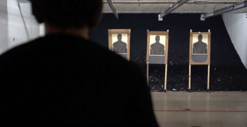 palmetto state armory dagger compact target practice at the indoor gun range