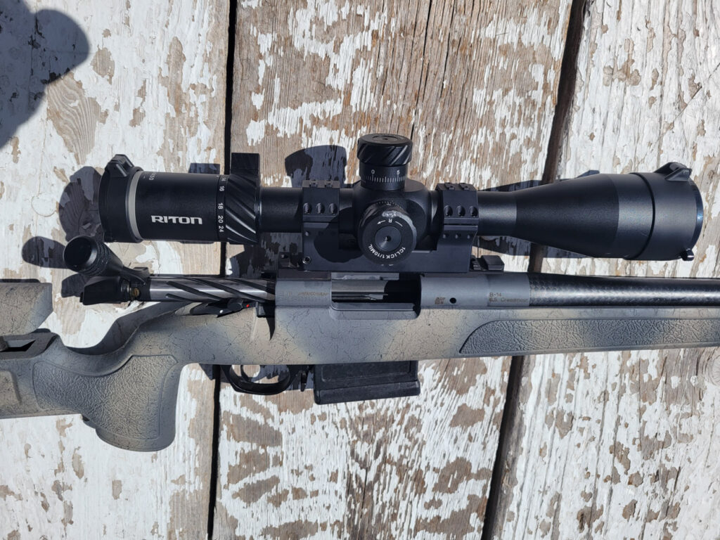 Riton Optics 3 Conquer mounted on a rifle
