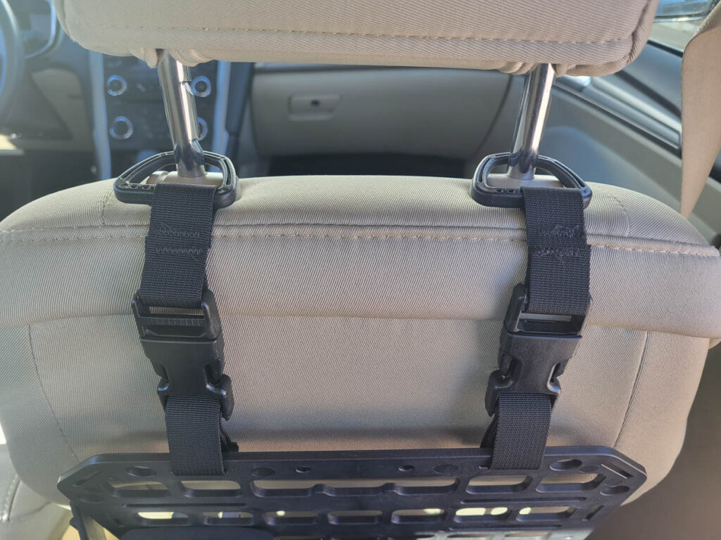 Grey Man Tactical Vehicle Seat Rifle Rack headrest mount